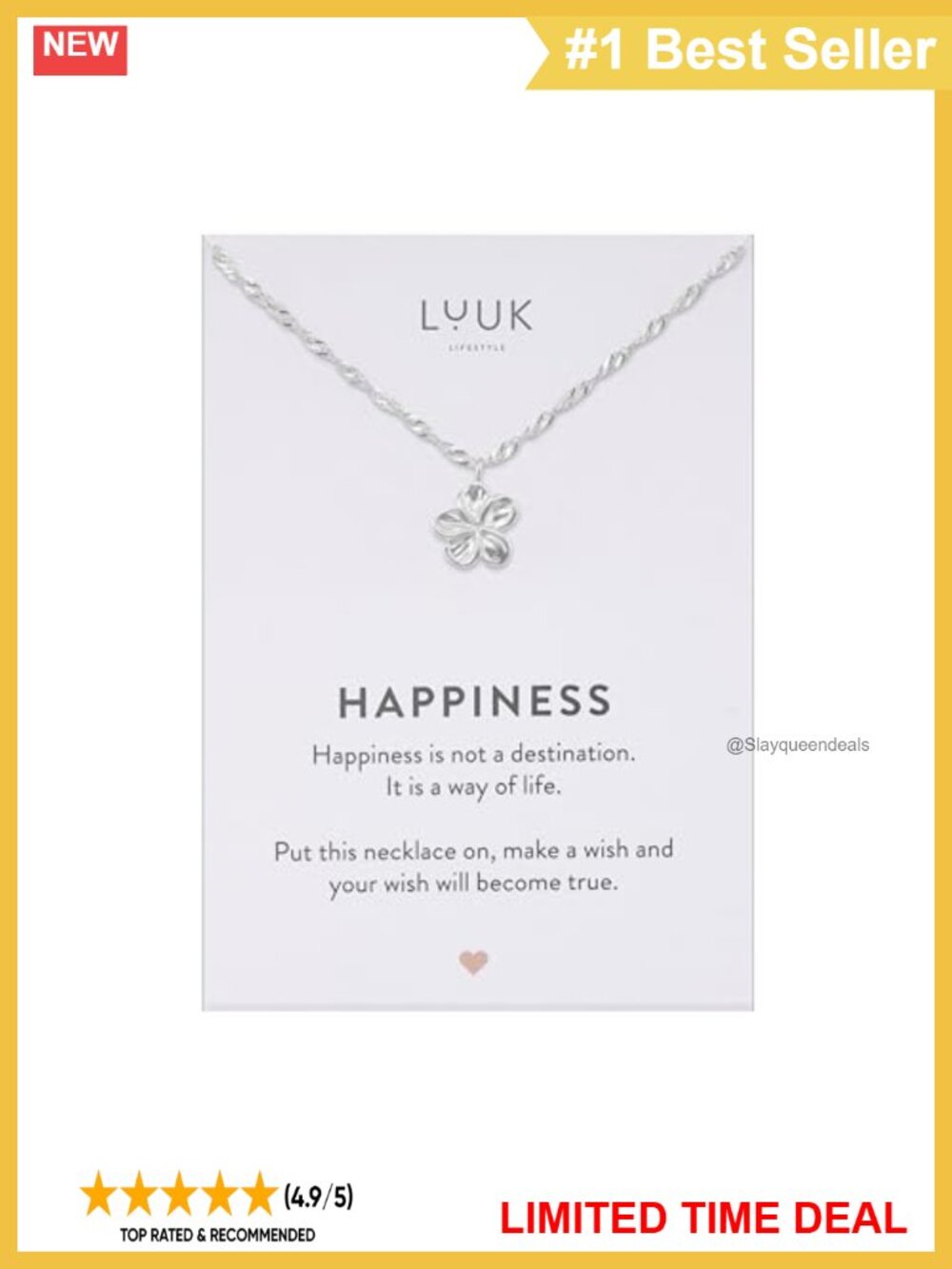 Stainless Steel Mountain Pendant Necklace Adjustable Charm Gift